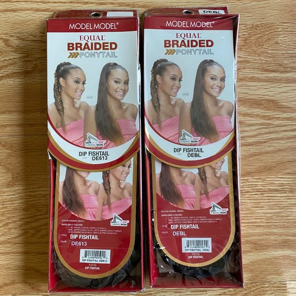 #91 MODEL MODEL DIP FISHTAIL DRAWSTRING PONYTAIL - Picture 8 of 8